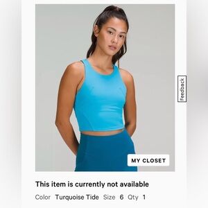 SOLD Lululemon Align high neck tank